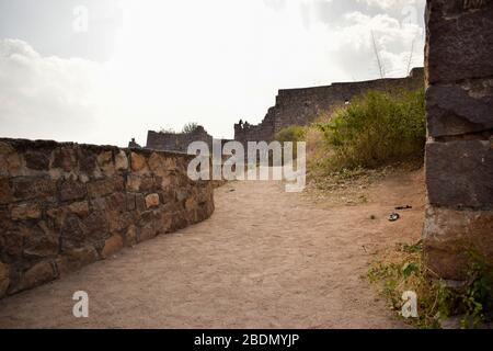 Dirty Road Pathway Background,Falling Leaves on dirty road stock photograph image Stock Photo