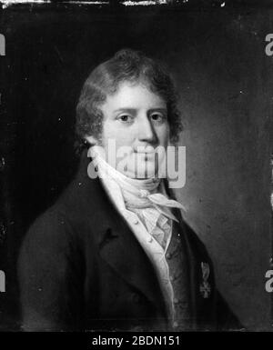 Hans Hansen - Lensgreve Adam Wilhelm Moltke til Bregentved Stock Photo