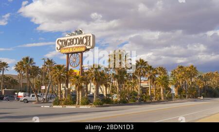 Stagecoach Hotel and Casino in Beatty - BEATTY, USA - MARCH 29, 2019 Stock Photo