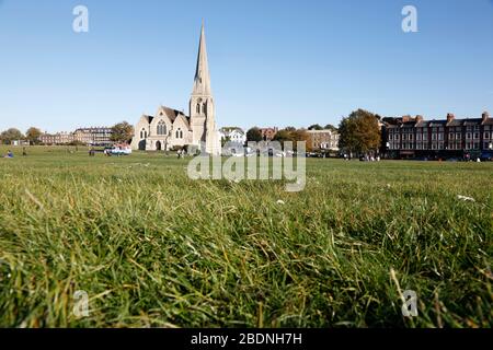 All Saints church on Blackheath common, Blackheath, London, UK Stock Photo