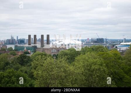 Docklands New Labour Tony Blair Millennium Dome O2 Arena, Peninsula Square, Greenwich Peninsula, London SE10 0DX by Richard Rogers HOK Sport Stock Photo