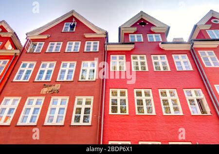 Copenhagen historical center, Denmark Stock Photo