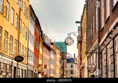 Copenhagen historical center, Denmark Stock Photo