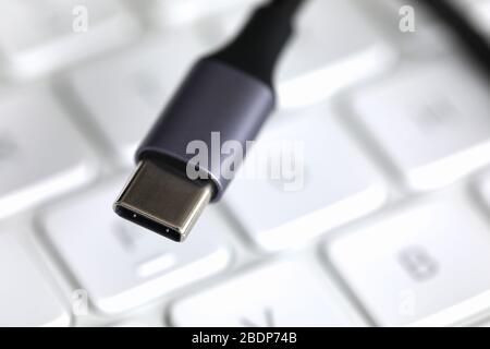 Cable for different gadgets Stock Photo