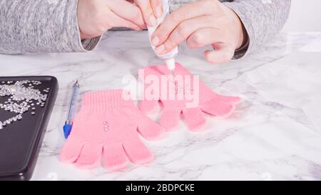 rhinestone butterfly top