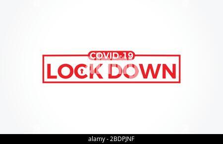 Coronavirus Pandemic disease (COVID-19) Social Awareness Design. 2019-nCov / Novel Corona Virus Pandemic Typography Vector Template Stock Vector