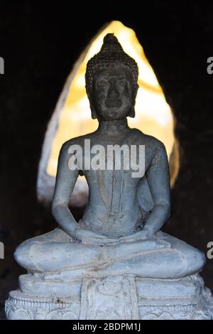 Buddha Statue in temple in Luang Prabang, Laos