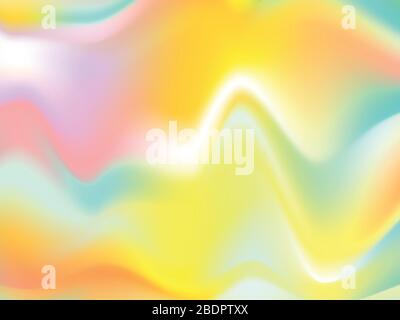 Vector Modern Minimal Vibrant Wave Fluid Background Stock Vector