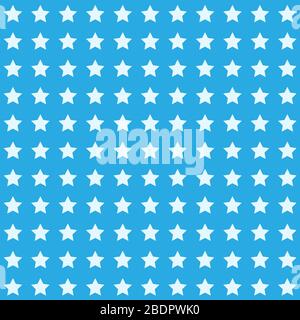 Nice cartoon star pattern with different stars icons on dark background Stock Vector
