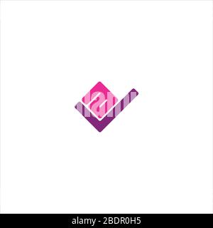 Initial letter la logo or al logo vector design template Stock Vector