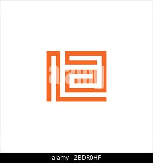 Initial letter la logo or al logo vector design template Stock Vector