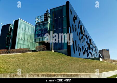 Perimeter Institute for Theoretical Physics Architect firm Saucier + Perrotte. Waterloo Ontario Canada Stock Photo