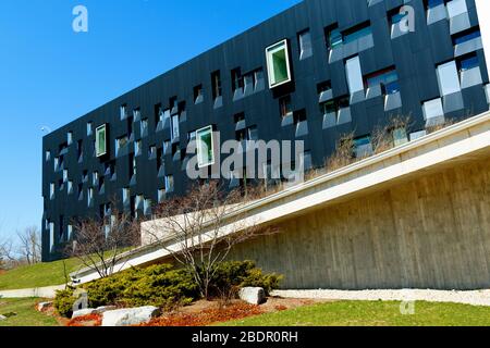 Perimeter Institute for Theoretical Physics Architect firm Saucier + Perrotte. Waterloo Ontario Canada Stock Photo