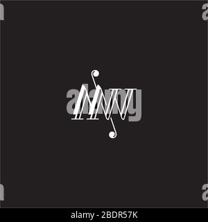 Initial letter mw logo or wm logo vector design template Stock Vector