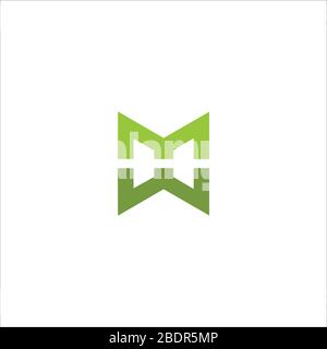 Initial letter mw logo or wm logo vector design template Stock Vector