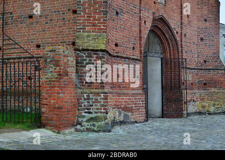 Church Of St. George The Victorious, formerly Friedland Church, founded in 1313. Pravdinsk, formerly Friedland, Kaliningrad region, Russia Stock Photo