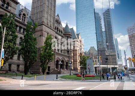 Old City Hall, now Ontario Provincial Court House in Toronto, Ontario, Canada, North America Stock Photo