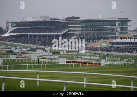 A general view of Cheltenham Racecourse during the 2016 Cheltenham Race Festival. Lewis Mitchell Stock Photo