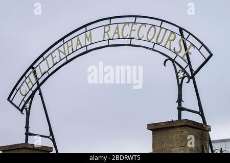 A general view of Cheltenham Racecourse during the 2016 Cheltenham Race Festival. Lewis Mitchell Stock Photo