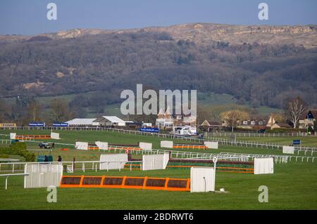 A general view of Cheltenham Racecourse during the 2016 Cheltenham Race Festival. Lewis Mitchell Stock Photo