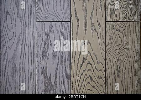 Background of wood texture, painted in gray and blue tint. Textured background. Stock Photo