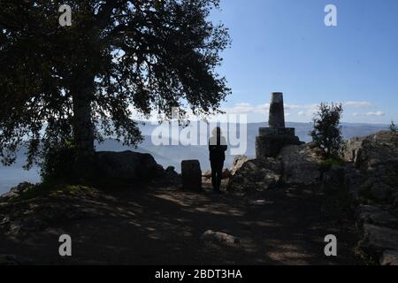 Peso Da RéGua, Portugal. 7th Mar, 2020. Miradouro SÃ£o Leonardo de Galafura between Régua and PinhÃ£o, Portugal, offers stunning views of the countryside in the Douro River Valley. March 7, 2020 Credit: Mark Hertzberg/ZUMA Wire/Alamy Live News Stock Photo