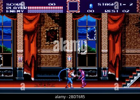 castlevania game sega