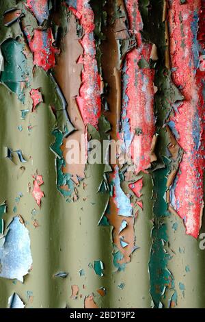 rusting corrugate iron Stock Photo