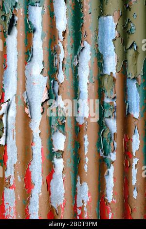 rusting corrugate iron Stock Photo