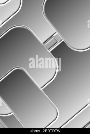 Colorful abstract template for text from rounded rectangles. Background image. Place for text. Vector image. Poster. Abstraction. Stock Vector
