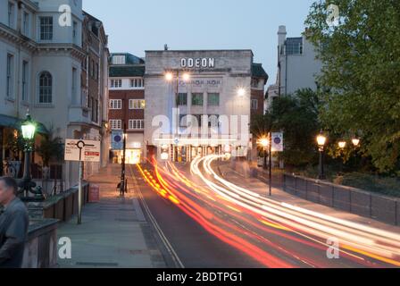 Art Deco Odeon Cinema Building Premier Cinema, 72 Hill Street, Richmond upon Thames, London, TW9 1TW by Julian Leathart & W R Grainger Stock Photo