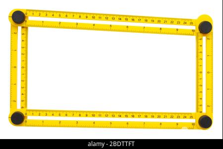 Multi-angle Measuring Ruler Stock Photo