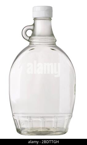 Empty bottle with no label Stock Photo
