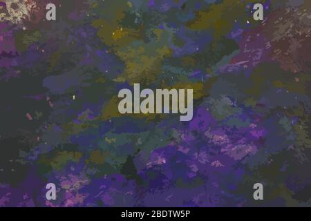 Abstract multicolored image, made with a brush. Stock Vector