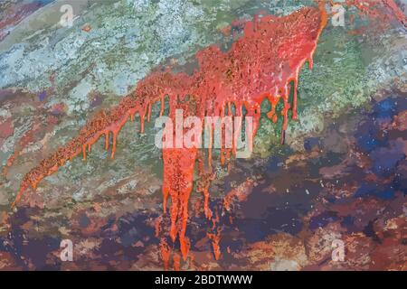 Abstract multicolored image, made with a brush. Stock Vector