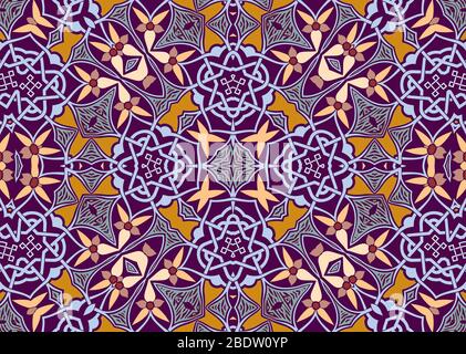 Morocco Background for wallpaper, background, art deco,textile, printing Stock Photo