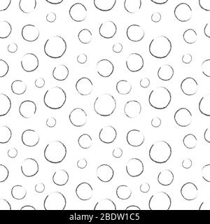 Hand drawn geometric pattern in the white backdrop Stock Vector