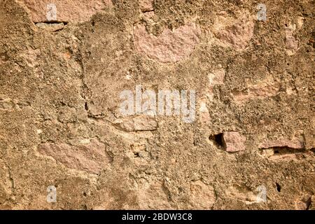 Pattern of Rough Grunge Vintage cement Stone Wall Texture Background.Dirty Old Texture Stock Photo