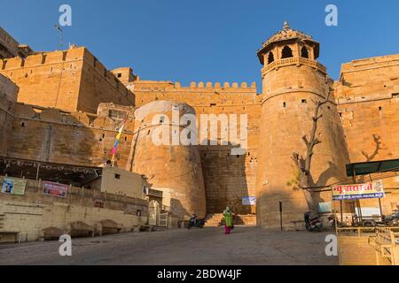 Jaisalmer Fort Rajasthan India Stock Photo