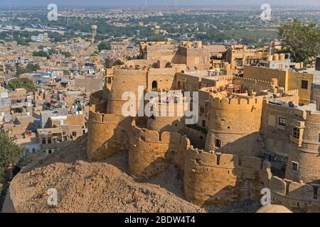 Jaisalmer Fort Rajasthan India Stock Photo