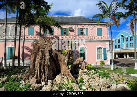 Parliament Building, Nassau, New Providence Island, Bahamas Stock Photo