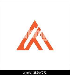 Initial letter ta logo or at logo vector design template Stock Vector