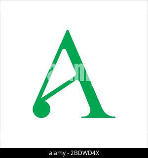 Initial letter ta logo or at logo vector design template Stock Vector