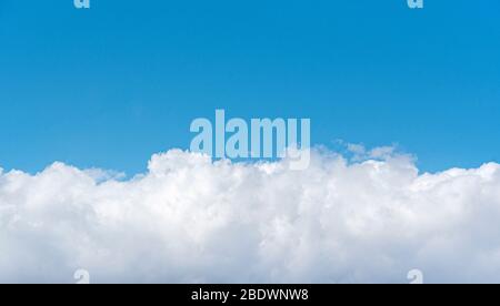 Blue Sky and Clouds, sky background Stock Photo