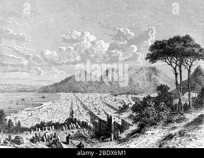 South Africa, Cape Town, 19th Century Stock Photo