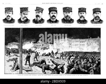 Haymarket Affair, 1886 Stock Photo