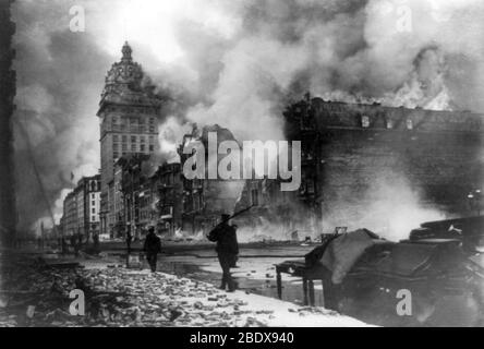 San Francisco earthquake Stock Photo - Alamy