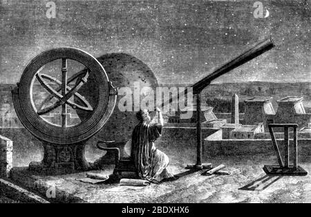 Alexandria observatory, 2nd century BC - 2nd century AD. Astronomer ...