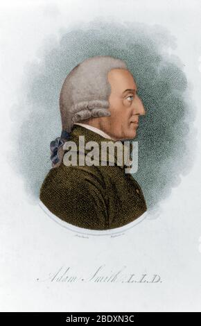 Adam Smith, Scottish Philosopher and Economist Stock Photo