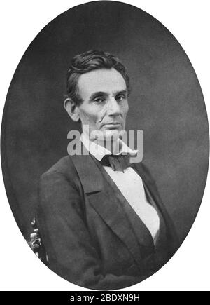 Abraham Lincoln, 1859 Stock Photo